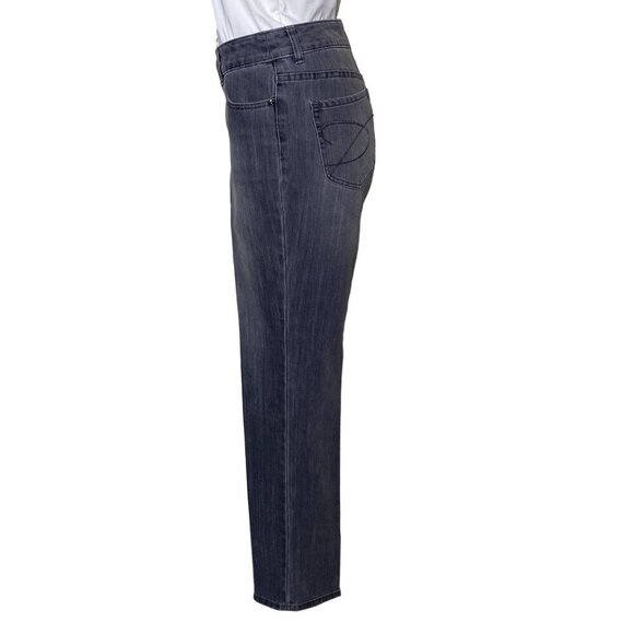 Chico’s Platinum Black Ultimate Fit Slim Leg Jeans, Women's Size 2R (L) - Picture 7 of 11